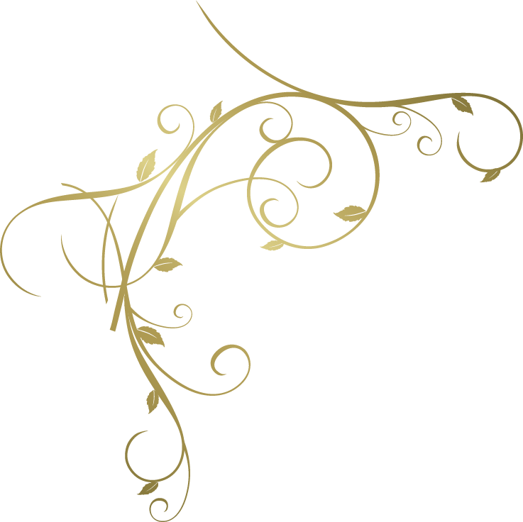 流麗なライン飾り